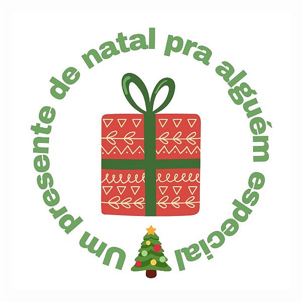 Etiquetas Adesivas de Natal - Modelo 2