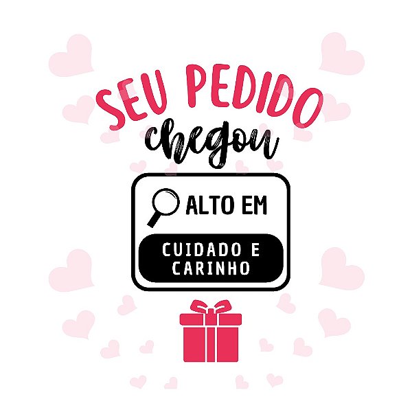 Cartão de Agradecimento Seu Pedidos 99X88cm C/25 und