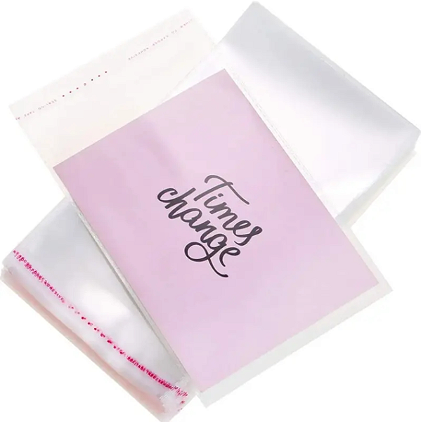 Saco Adesivado Bopp P/ Bijuteria 10X17+3cm S/ Furo - Pct c/ 1000