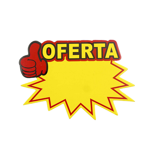 Cartela de Papel 14x10.2cm Y502-03 - Expor Preço e Oferta - Pct c/ 10