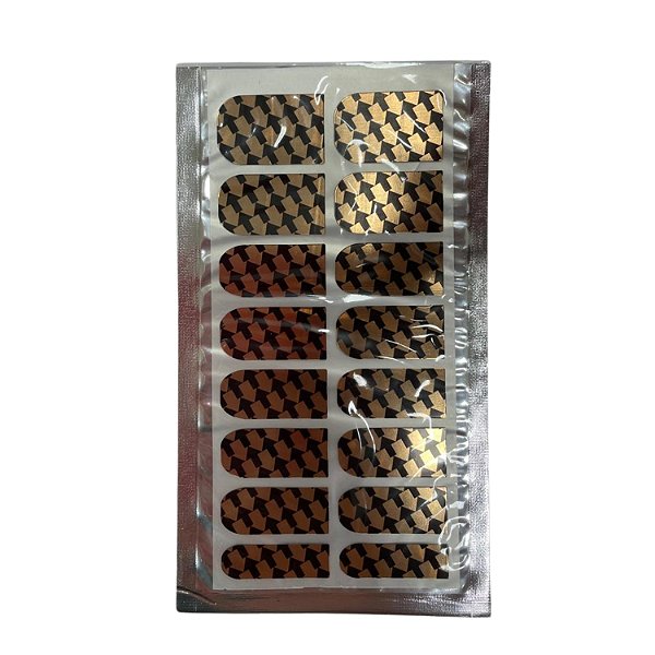 Adesivo para Unha - Pacote com 12 Cartelas