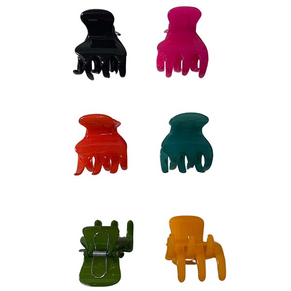 Piranha de Nylon Inquebrável  6 cm - Brilhante - Pct c/ 12 - 6129-VE2