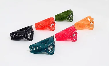 Piranha de Nylon Inquebrável - 7 cm - Brilhante - Pct c/ 12