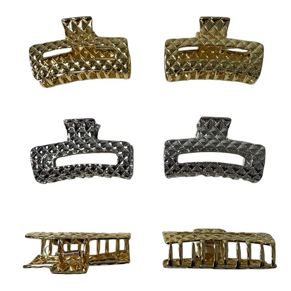 Piranha de Metal 9cm Prata e Dourado - Pct c/ 12  -Y575-11