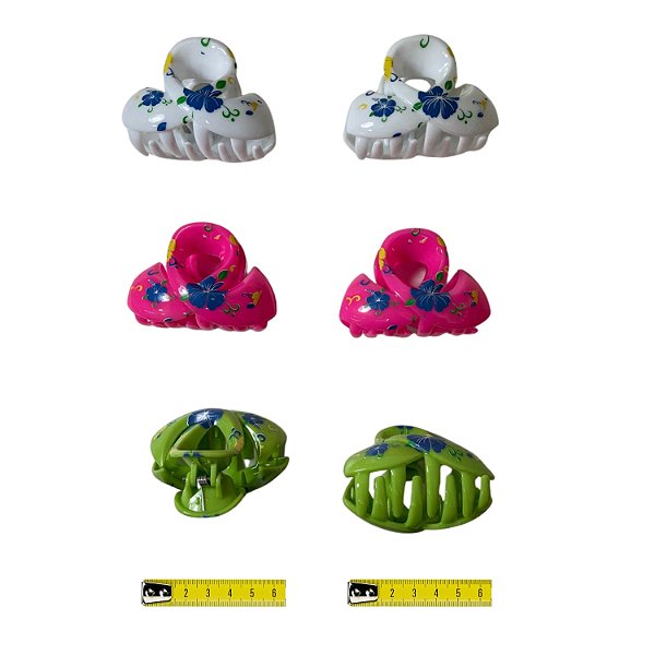 Piranha de Plástico 6cm - Cores Sortidas - 12 Peças