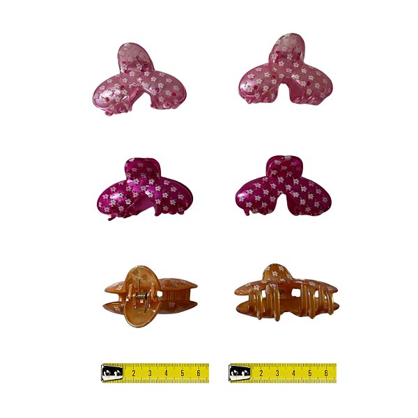 Piranha de Plástico 6cm - Cores Variadas (12 Peças)