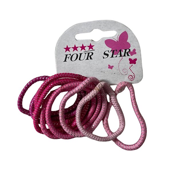 Elástico de Tecido para Cabelo - Pct c/ 108