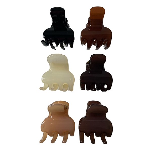 Piranha de Nylon Inquebrável para Cabelo 4.5 cm - Pct c/ 12 - 6129S-NWQ2