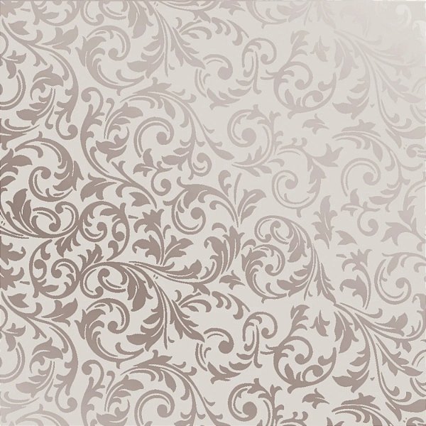 Saco para Presente Metal Arabesco Prata 30x44cm - Pct c/ 50