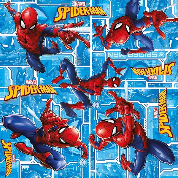 Saco para Presente Metal Spider Man 60x90cm - Pct c/ 25