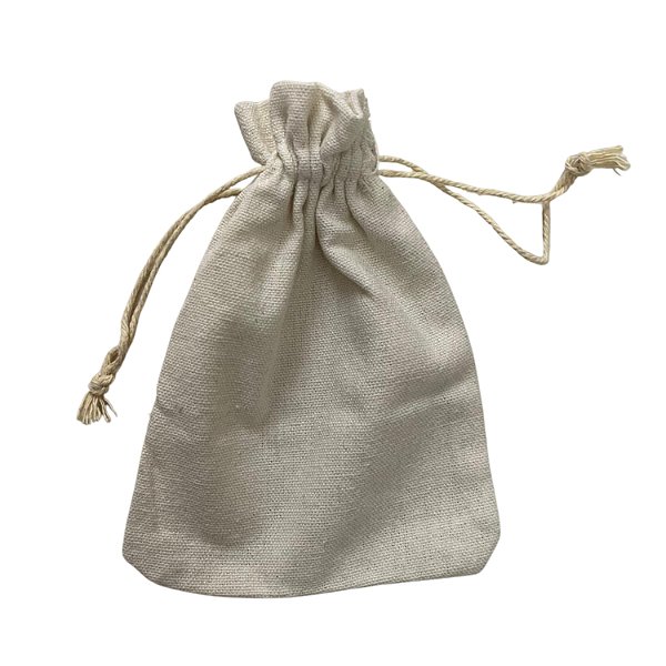 Saquinho de Tecido Algodão Cru 17x27cm - Pct c/ 50