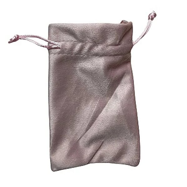 Saquinho de Veludo Rose 10x15cm - Pct c/ 50