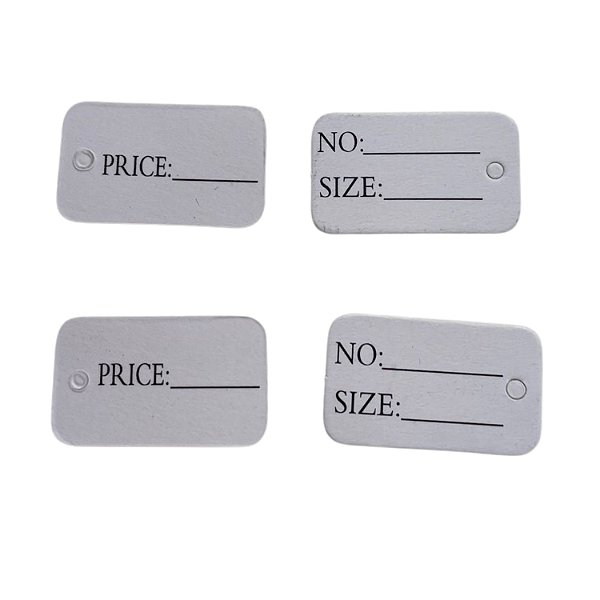 Cartela de Papelão para Bijuteria 2.5x 1.5 cm - Pct c/ 1000