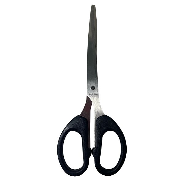 Tesoura de Metal e Plástico Preta 160x60mm