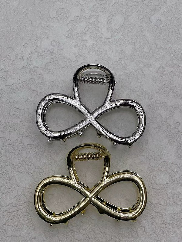 Piranha de Metal 7cm Prata e Dourado - Pct c/ 12  -Y575-27