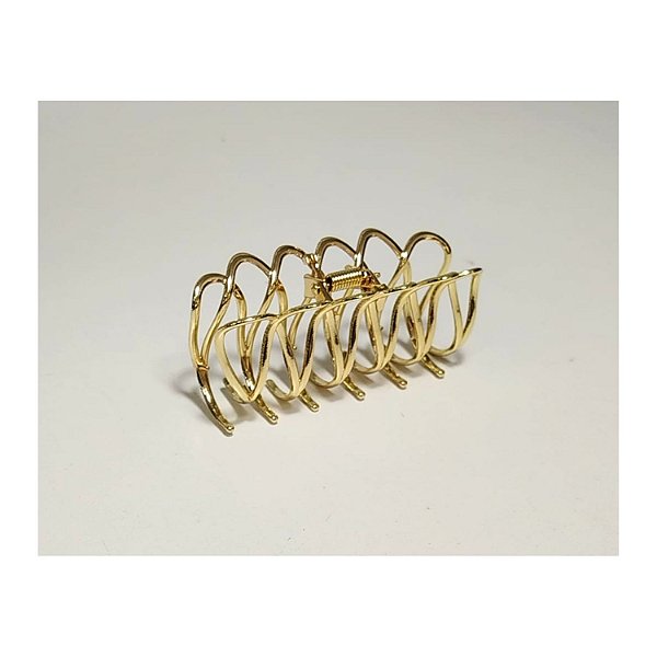 Piranha de Metal 7cm Prata e Dourado - Pct c/ 12  -Y575-29