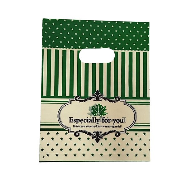 Sacola Boca de Palhaço Estampada 25x35 cm - Pct c/ 100