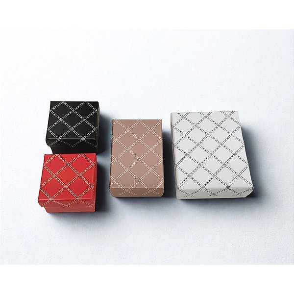 Caixinha de papel para bijuterias 5x8cm - 24 peças