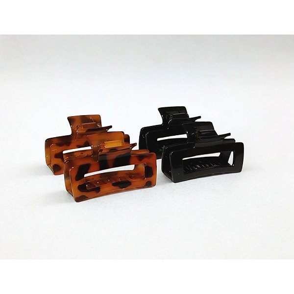 Piranha Plástico Inquebrável 9 cm Preta e Tartaruga - Pct c/ 12 - 6267-NABB2