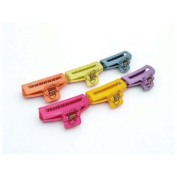 Piranha De Nylon Inquebrável p /Cabelo 6 cm - Pct c/ 12 - 6371M-NYK2