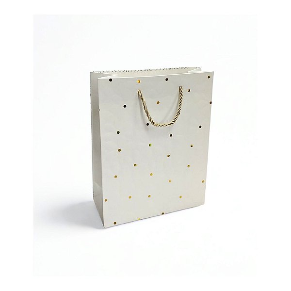 Sacola de Papel c/ Cores Sortidas Estampa de Flor Auto-Relevo (M) 26x32x10cm - 12 Un - Y361-2081M