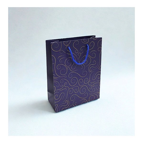 Sacola de Papel c/ Cores Sortidas Estampa Auto-Relevo (S) 18X23X8cm - 12 Un - Y361-2082S