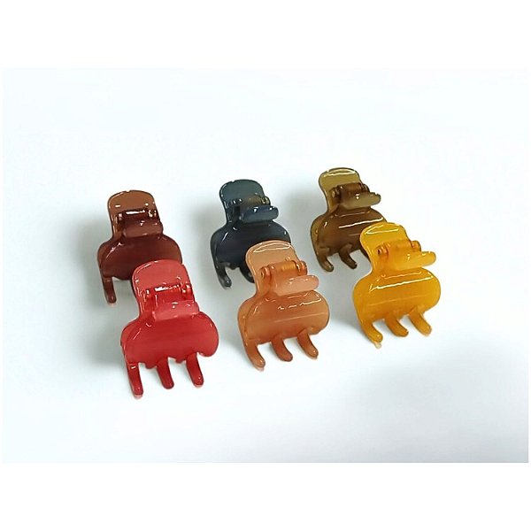 Piranha de Nylon Inquebrável para Cabelo 4.5 cm - Pct c/ 12 - 6129S-NYL2