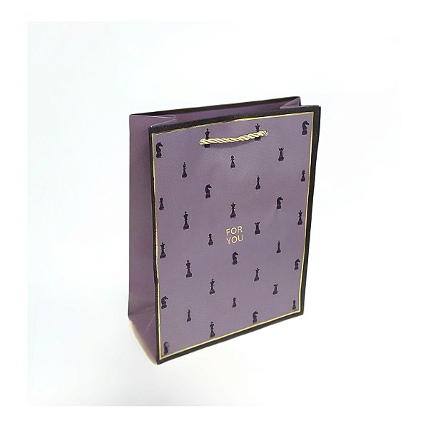 Sacola de Papel c/ Cores Sortidas (M) 26x32x10cm - 12 Un - Y361-1856M