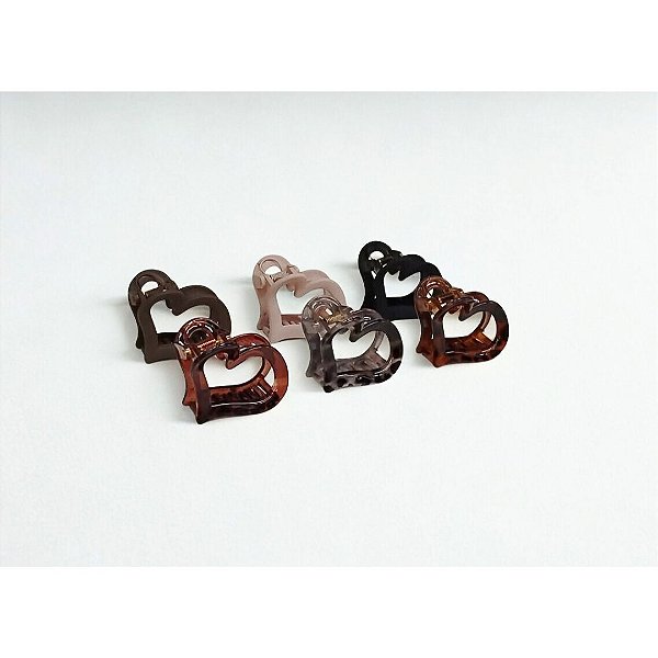 Piranha de Cabelo Four Star Média 6cm de Plástico - 12 unidades - 6359-XS2
