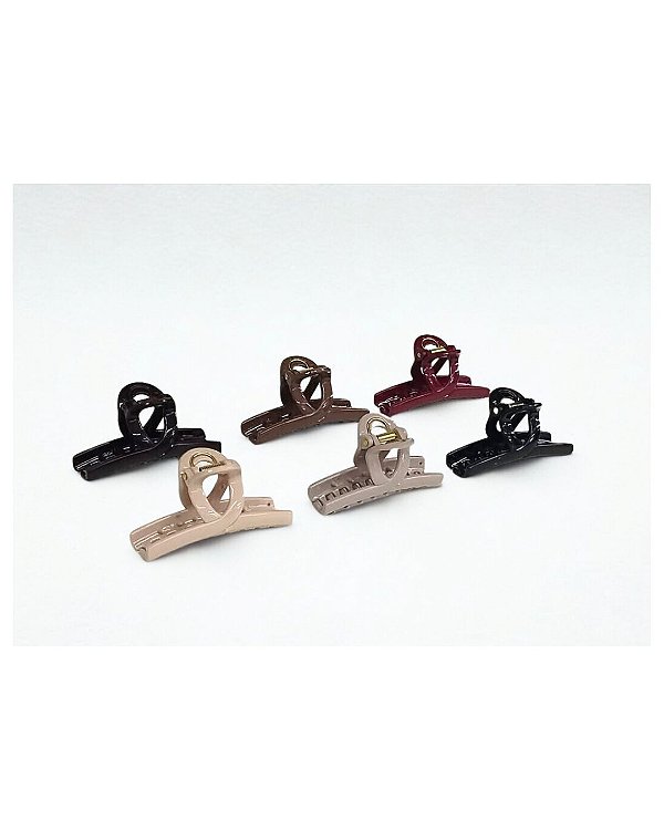 Piranha de Cabelo Four Star de Silicone Inquebrável Média 6cm - 12 unidades - 6372M-GYR2