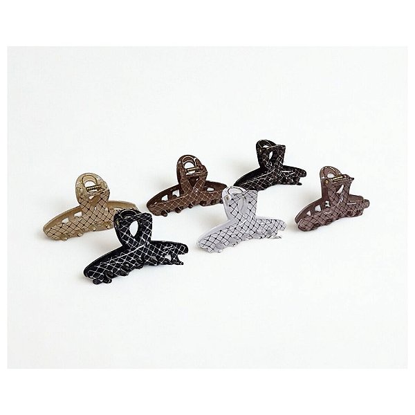 Piranha de Cabelo Four Star Grande 9cm de Plástico - 12unidades - 6424-XY2