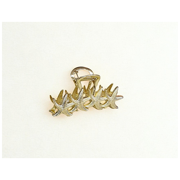 Piranha de Metal 7cm Prata e Dourado - Pct c/ 12 -Y575-60