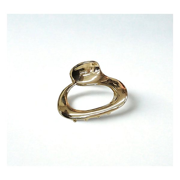 Piranha de Metal 6cm Prata e Dourado - Pct c/ 12 -Y575-65