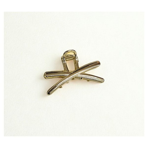 Piranha de Metal 6.5cm Prata e Dourado - Pct c/ 12 -Y575-66