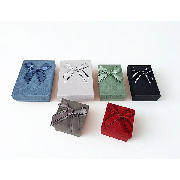 Caixinha de Papel p/ Bijuterias Cores Sortidas 5x8x2.7cm - 24 un - Four Star