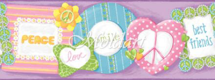 Papel de Parede Infantil FRIENDS FOREVER JE3594B