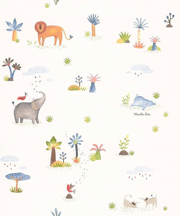 Papel de Parede Infantil LES PETITS CURIEUX 658401