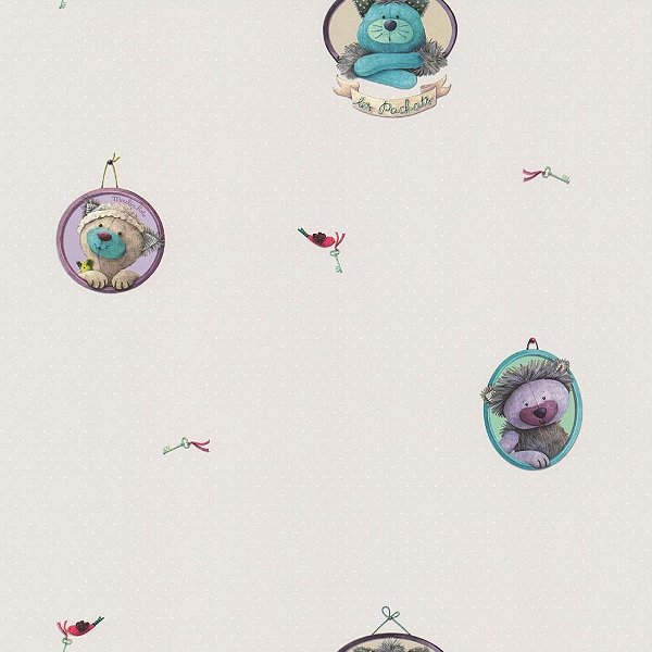 Papel de Parede Infantil LES PETITS CURIEUX 660401