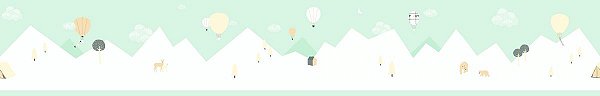 Papel de Parede Infantil SAMBORI 75011 - BORDER