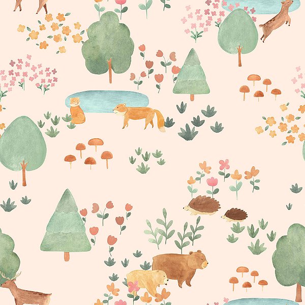 Papel de Parede BOSQUE DA IMAGINAÇÃO 80713