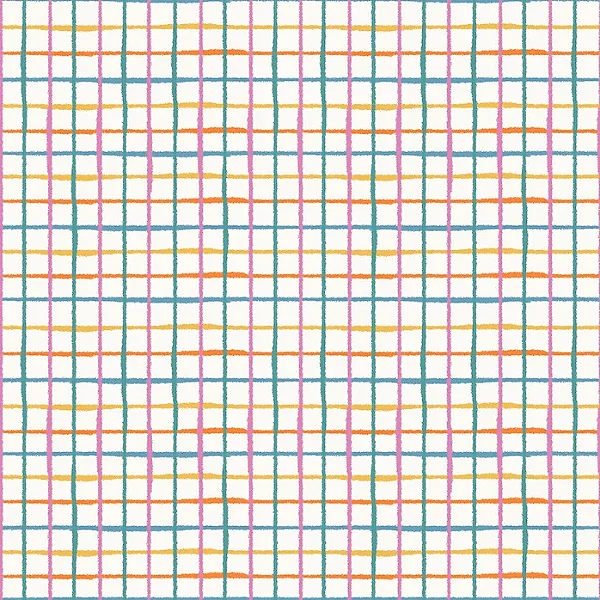 Papel de Parede Revoada - Xadrez Aquarela Chiclete 4406
