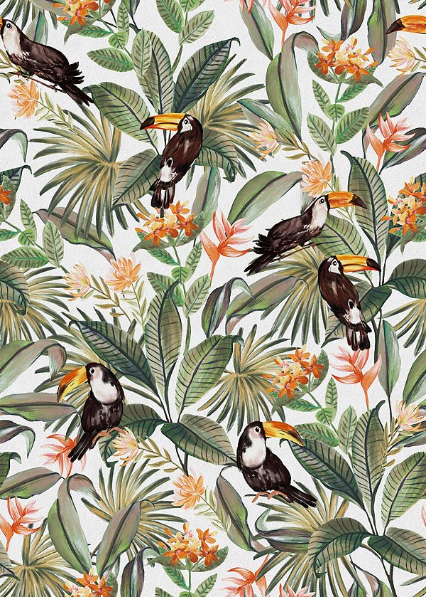 Papel de Parede FLORA - HOME FINISH 84865