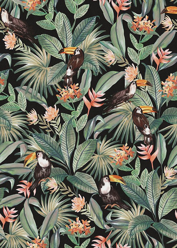Papel de Parede FLORA - HOME FINISH 84889