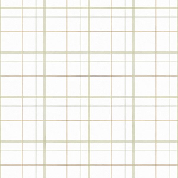 Papel de Parede ERA UM VEZ - Vintage Xadrez Verde 600076