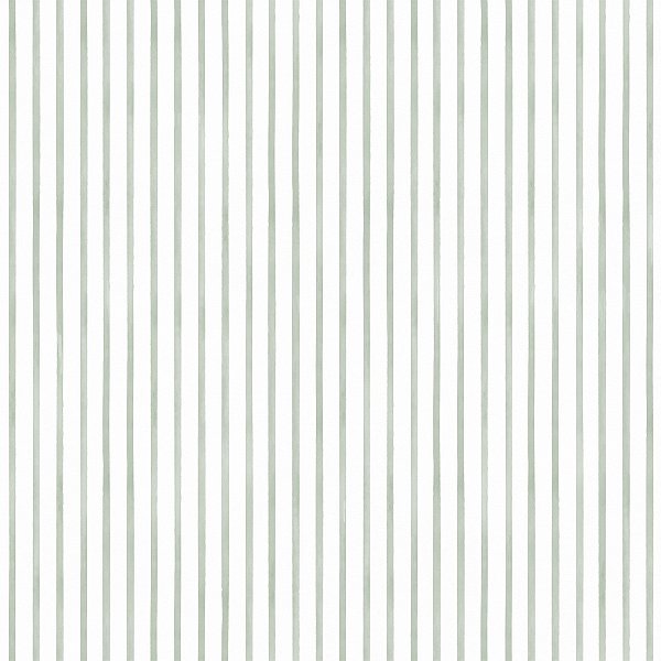 Papel de Parede ERA UM VEZ - Vintage Listras Verde Menta 89976