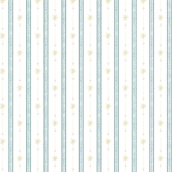 Papel de Parede ERA UM VEZ - Vintage Constelação Listras 89822