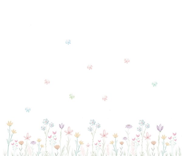 Painel de Parede MUNDO ENCANTADO 600274 - Jardim Delicado