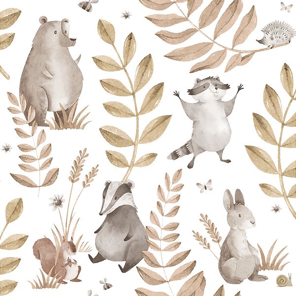 Papel de Parede Infantil MOMI 4411