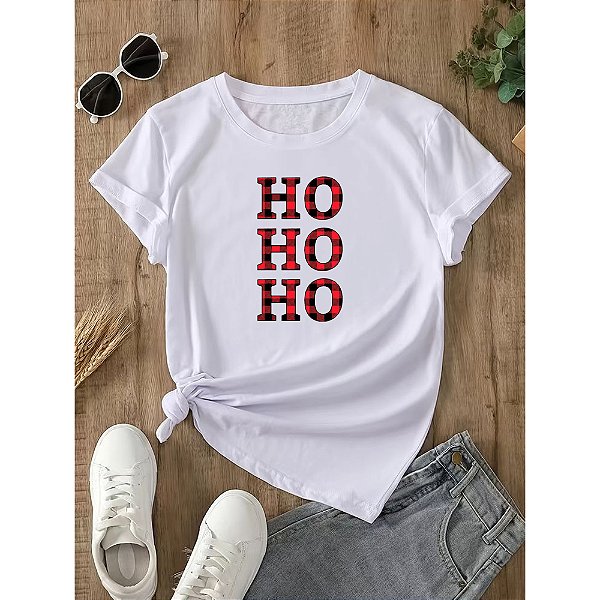 Camiseta T-Shirt Hohoho Natal