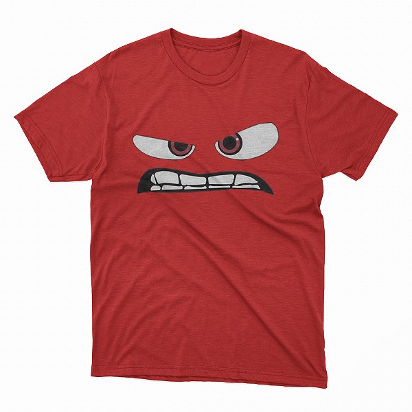 Camiseta Unisex Divertidamente 2 Rosto Emoções Premium